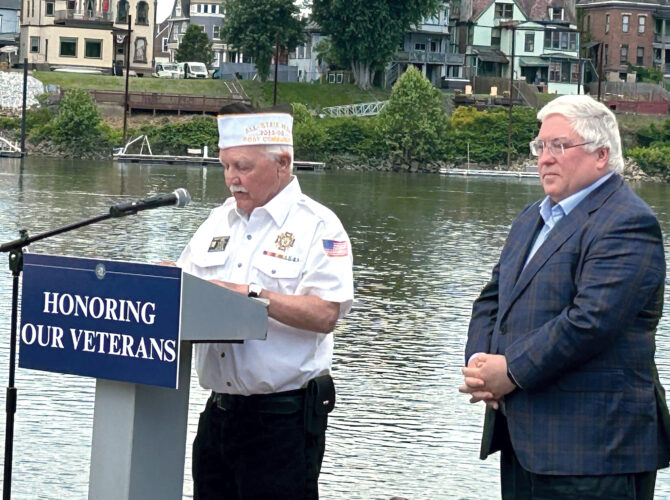 Morrisey signs veterans-related bills in Wheeling